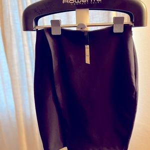 Express, size 2, pencil skirt, high-wasted, navy blue.